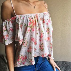 Flowy off the shoulder summer blouse